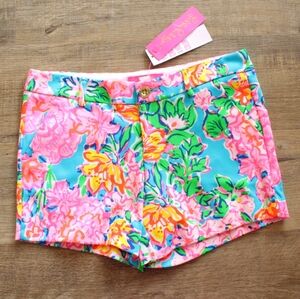 Lilly Pulitzer Callahan Knit Short Rose To The Occasion 2 NWT
